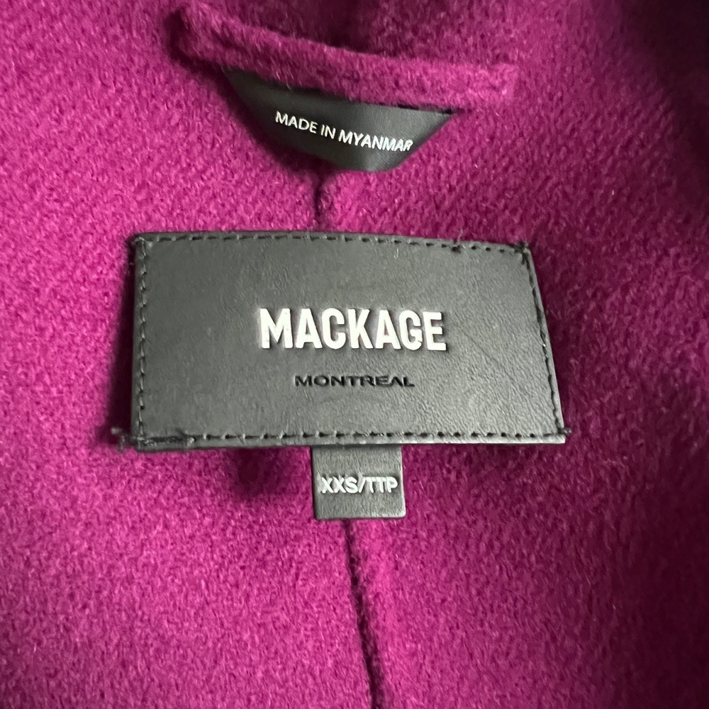Mackage Eden Coat in Berry - Authentic - Picture 15 of 15